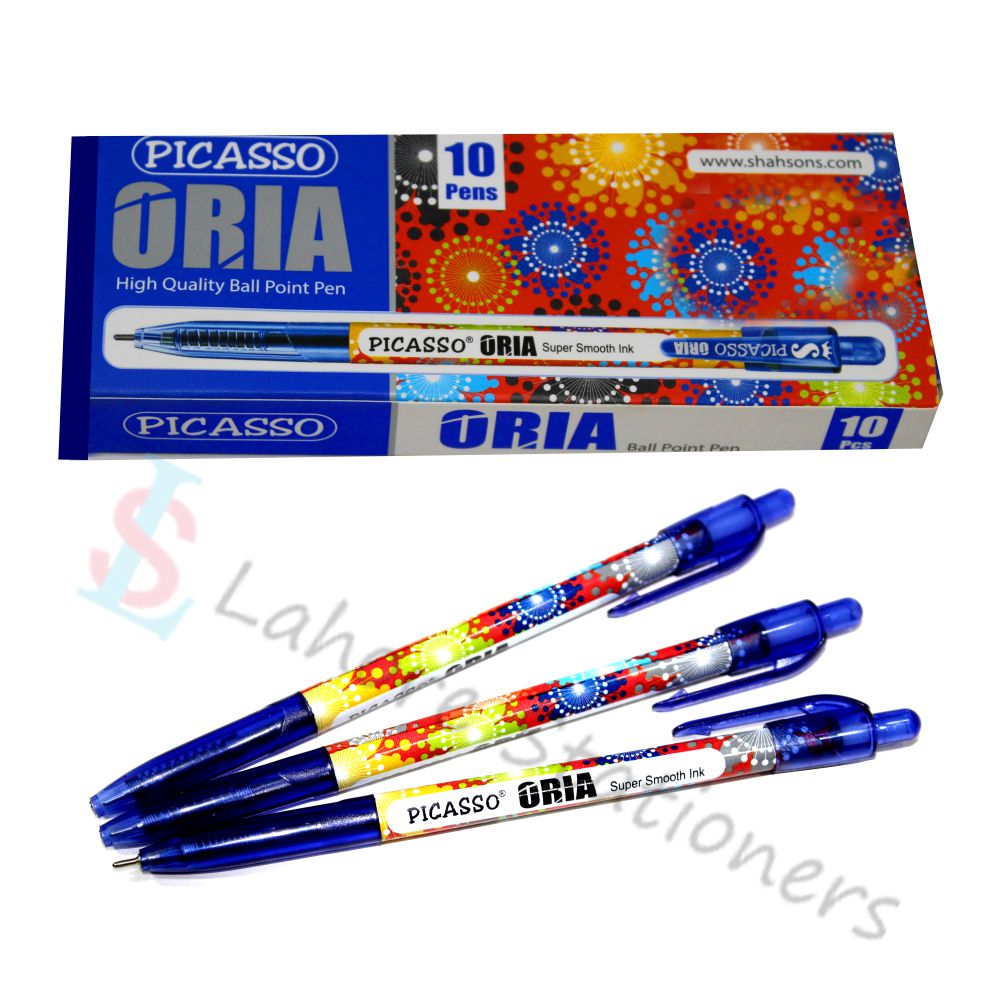 Picasso Oria Ball Point Pen Blue Pack of 10 Ballpoint Pens