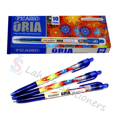 Picasso Oria Ball Point Pen Blue Pack of 10 Ballpoint Pens