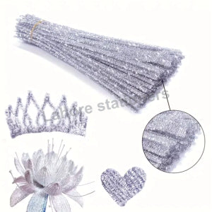 100pcs High-Density 12-Inch Velvet Pipe Cleaners Soft Chenille Stems for Crafts & DIY Projects