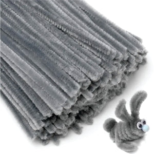 100pcs High-Density 12-Inch Velvet Pipe Cleaners Soft Chenille Stems for Crafts & DIY Projects