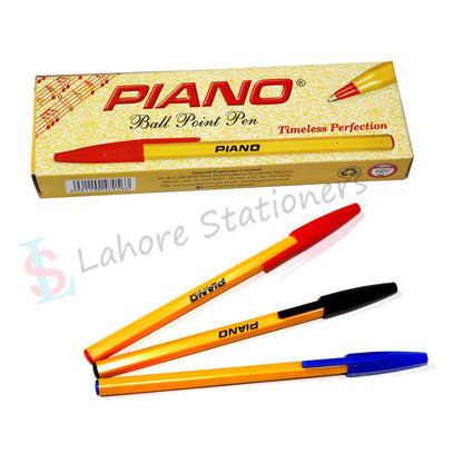 Piano Ball Point Pen Yellow