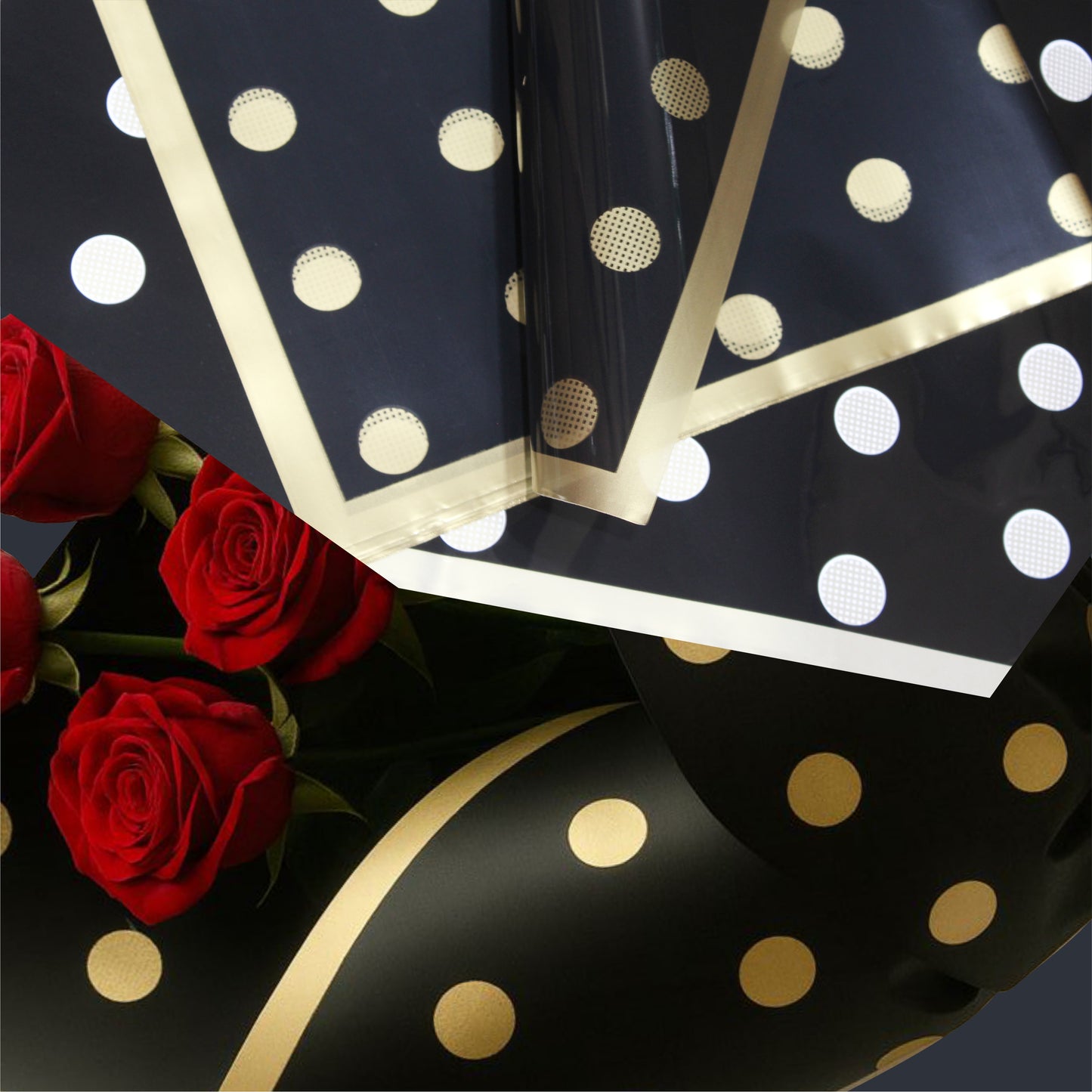 Bouquet Wrapping Sheets Modern Designs for Gift & Flower Packaging (20 Sheets Pack)
