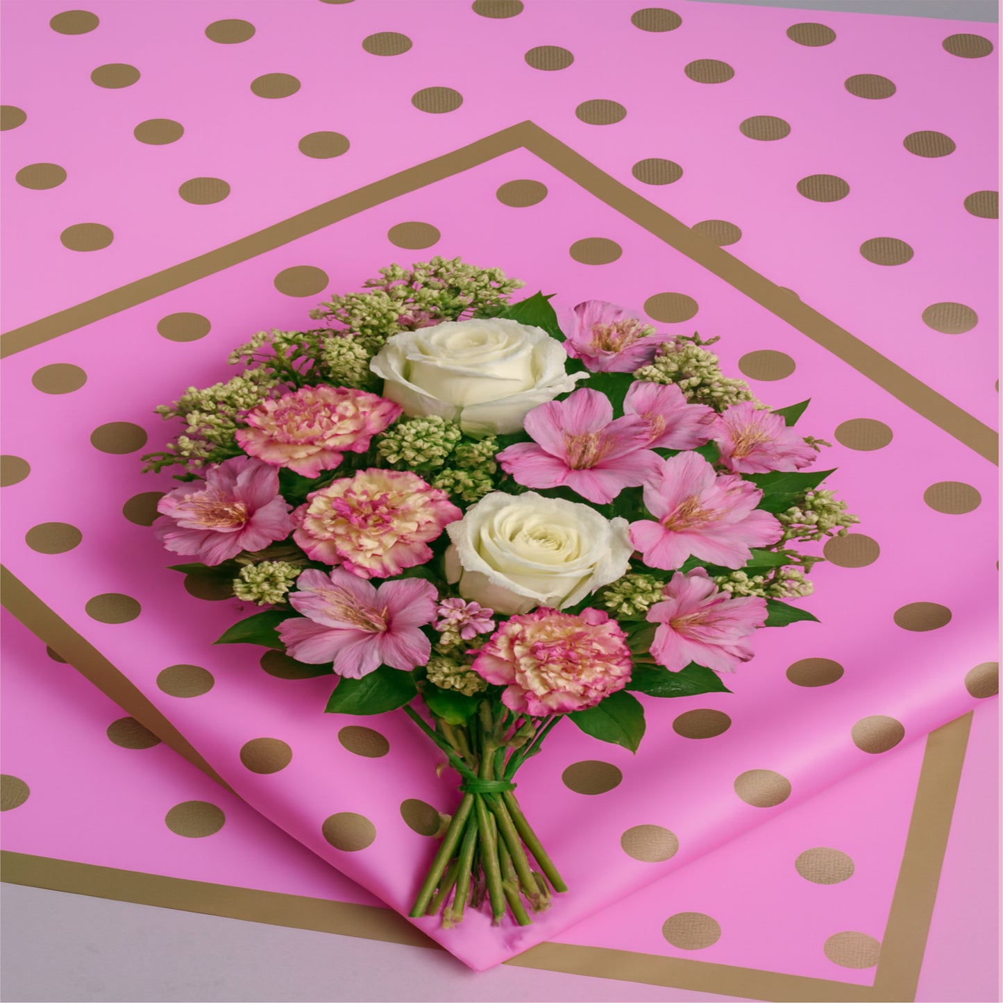 Bouquet Wrapping Sheets Modern Designs for Gift & Flower Packaging (20 Sheets Pack)