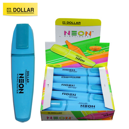 Dollar Neon Highlighter10 Pcs Box
