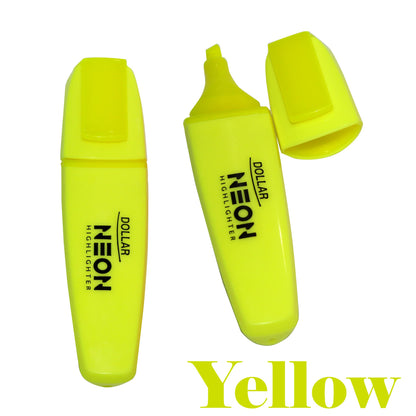 Dollar Neon Highlighter10 Pcs Box