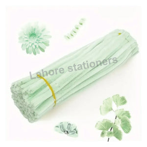 100pcs High-Density 12-Inch Velvet Pipe Cleaners Soft Chenille Stems for Crafts & DIY Projects