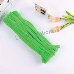 100pcs High-Density 12-Inch Velvet Pipe Cleaners Soft Chenille Stems for Crafts & DIY Projects