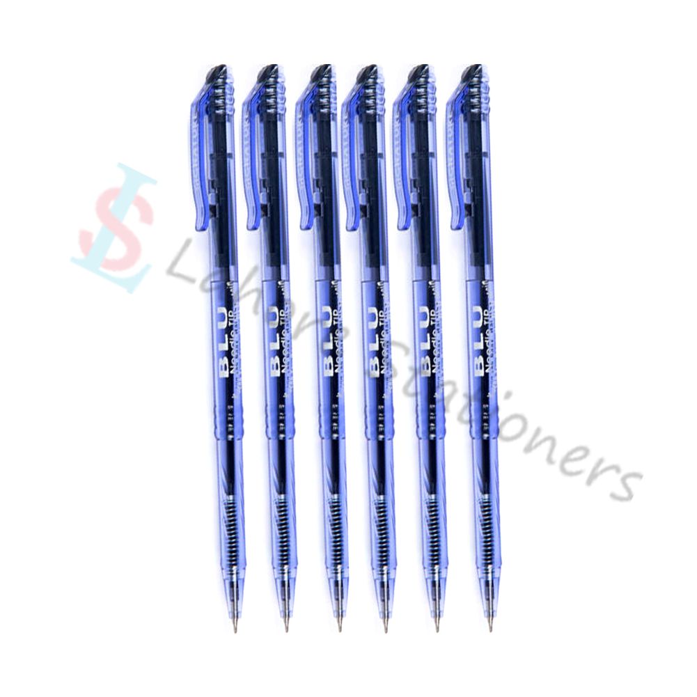 Signature BLU Ball Pen Multi Color Blue Black Red ( 10 Pc ) Ball Point Red