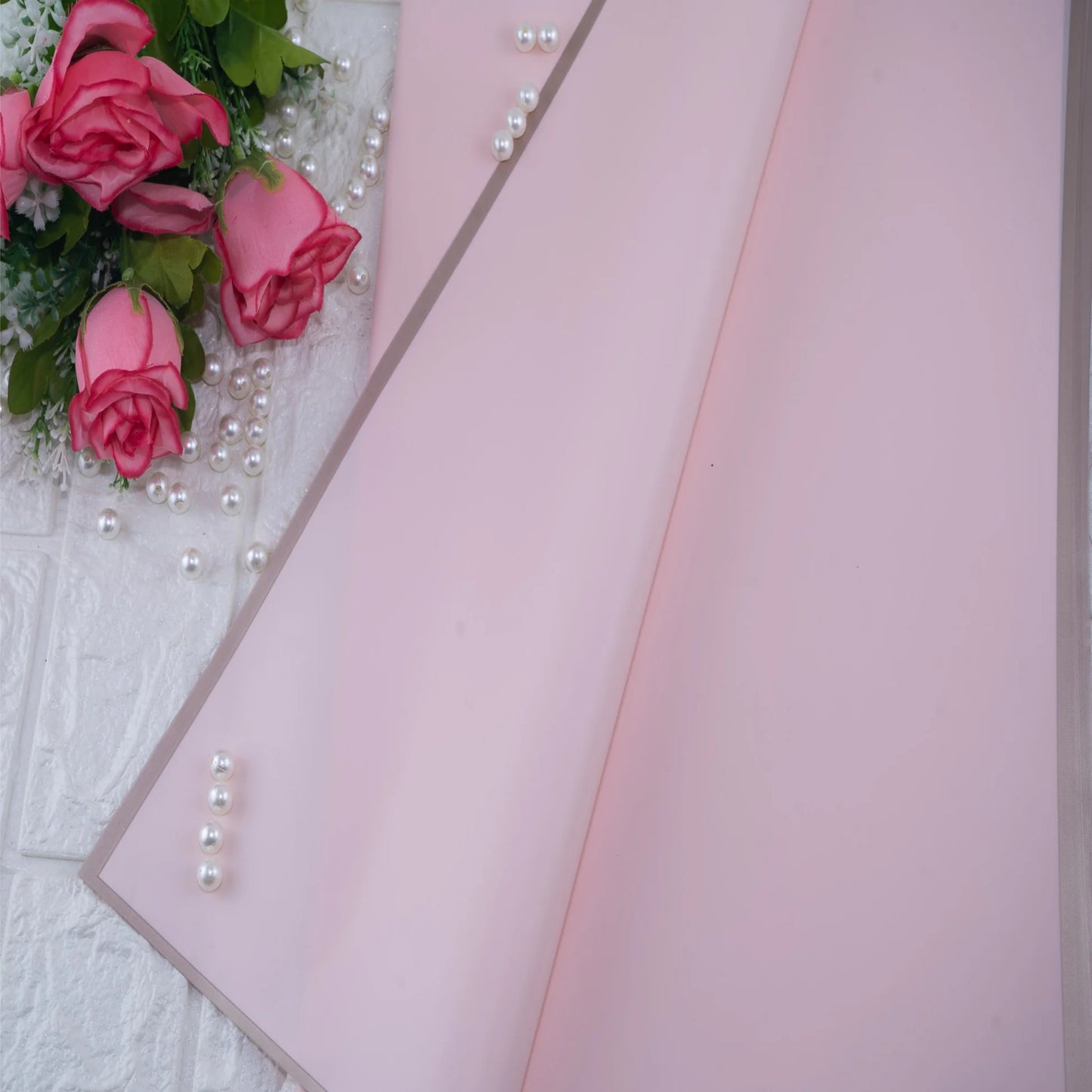 Flower Bouquet Wrapping Plastic Sheets – Pack of 20 | Transparent Floral Gift Wrap