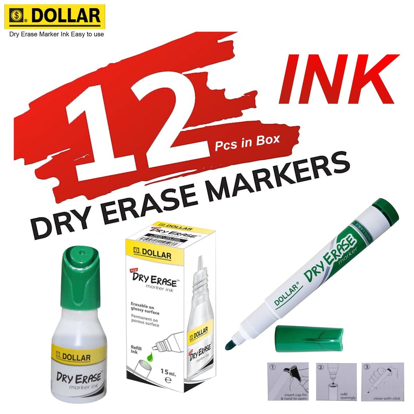 Dollar Dry Erase Board Marker Ink