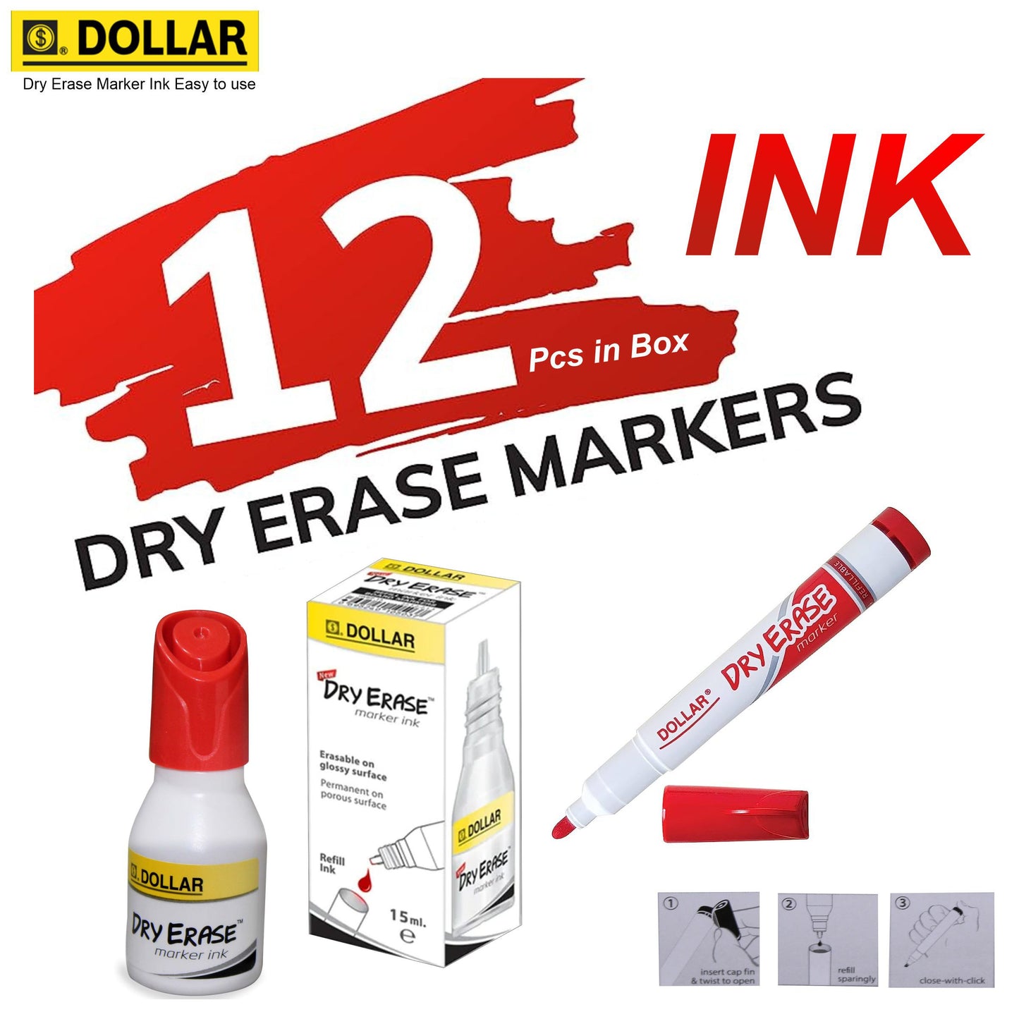 Dollar Dry Erase Board Marker Ink
