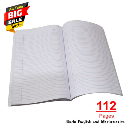 Mix Register 3 in 1 English Urdu Math