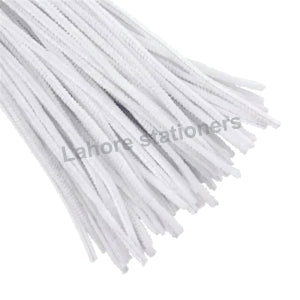 100pcs High-Density 12-Inch Velvet Pipe Cleaners Soft Chenille Stems for Crafts & DIY Projects