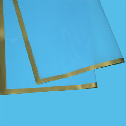 Flower Bouquet Wrapping Plastic Sheets – Pack of 20 | Transparent Floral Gift Wrap