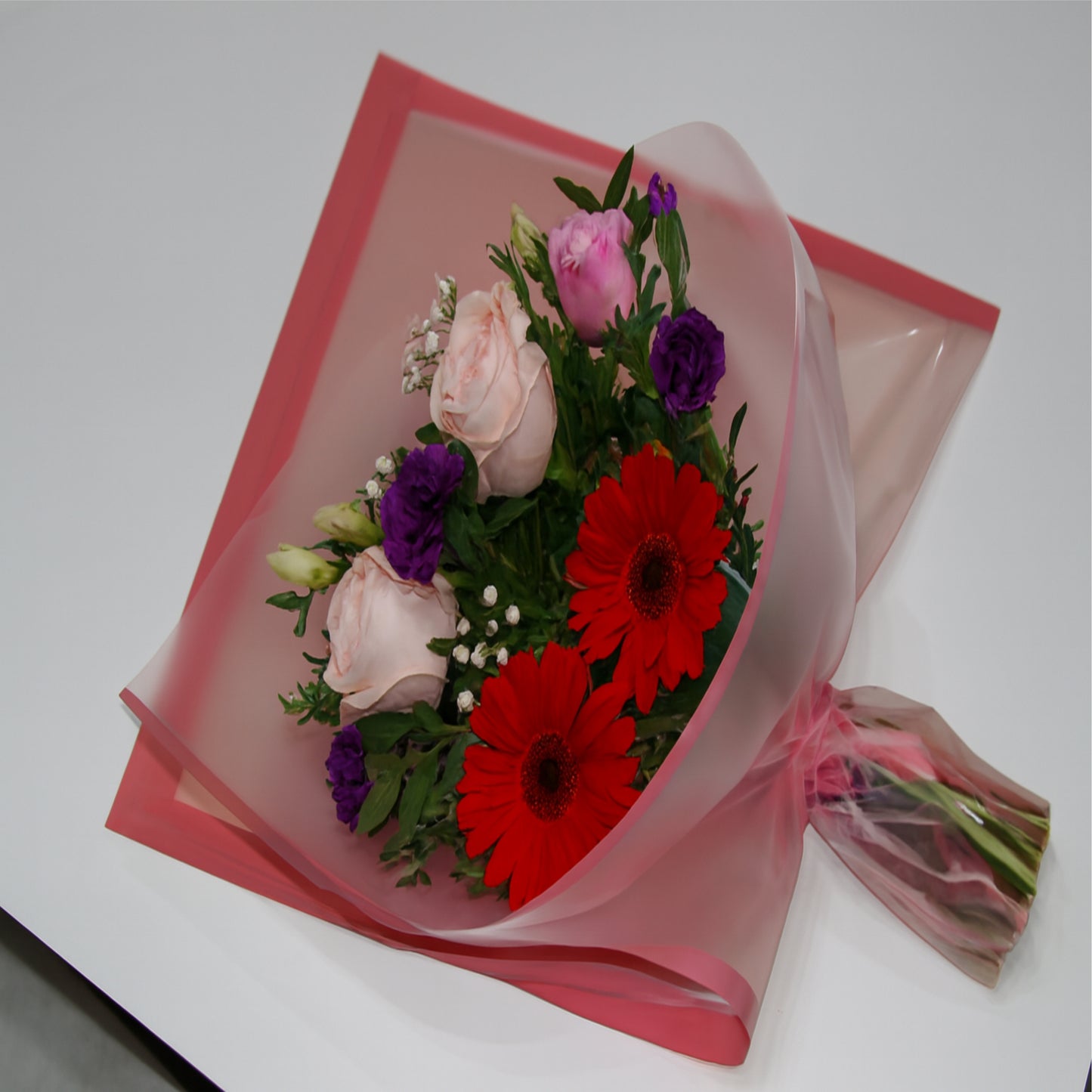 Flower Bouquet Wrapping Plastic Sheets – Pack of 20 | Transparent Floral Gift Wrap
