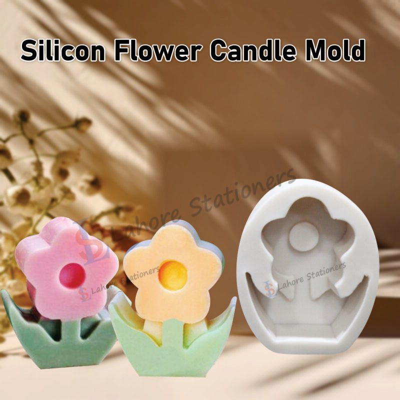 3D Flower Silicone Mold for Candle Making