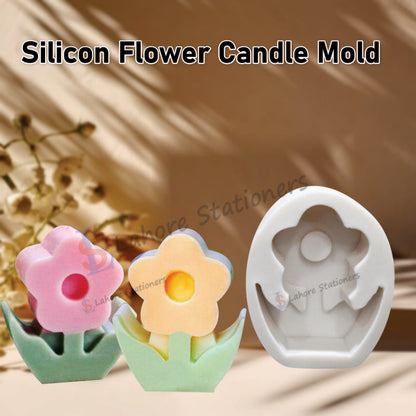 3D Flower Silicone Mold for Candle Making