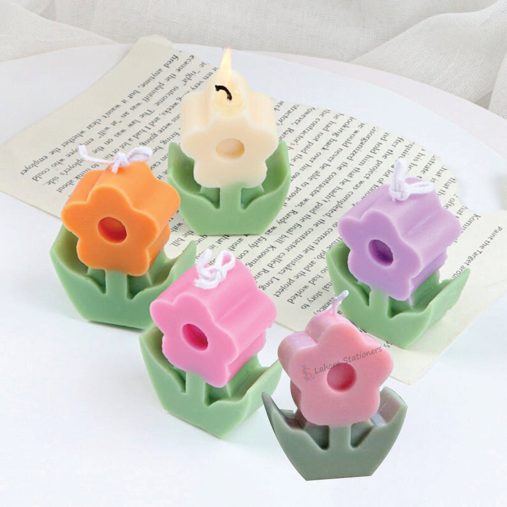 3D Flower Silicone Mold for Candle Making