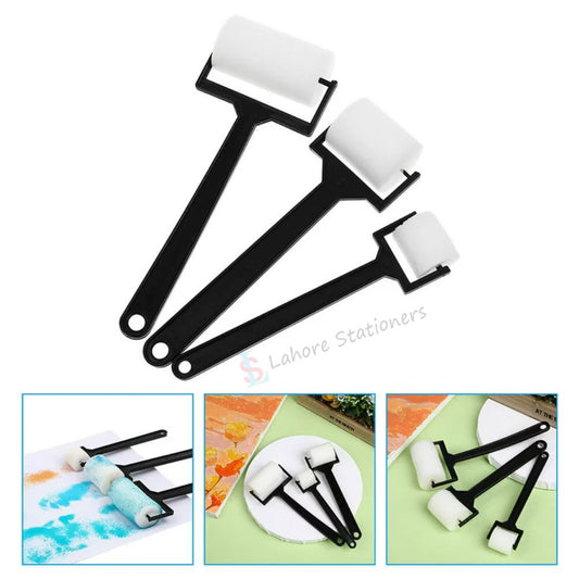 Painting Brush Roller 3 Pcs Set For Sponge Kid Mini Paint Brushes Kids Painting Tools