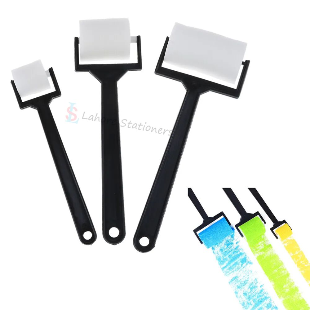 Painting Brush Roller 3 Pcs Set For Sponge Kid Mini Paint Brushes Kids Painting Tools