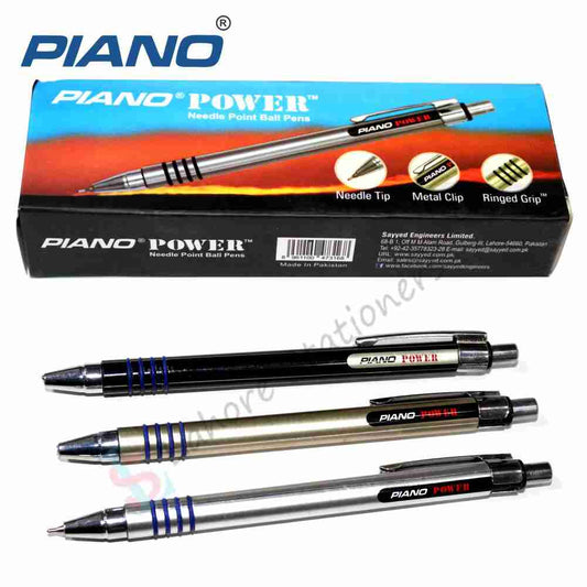 Piano Power Ball Point Pack Of 10 Pens
