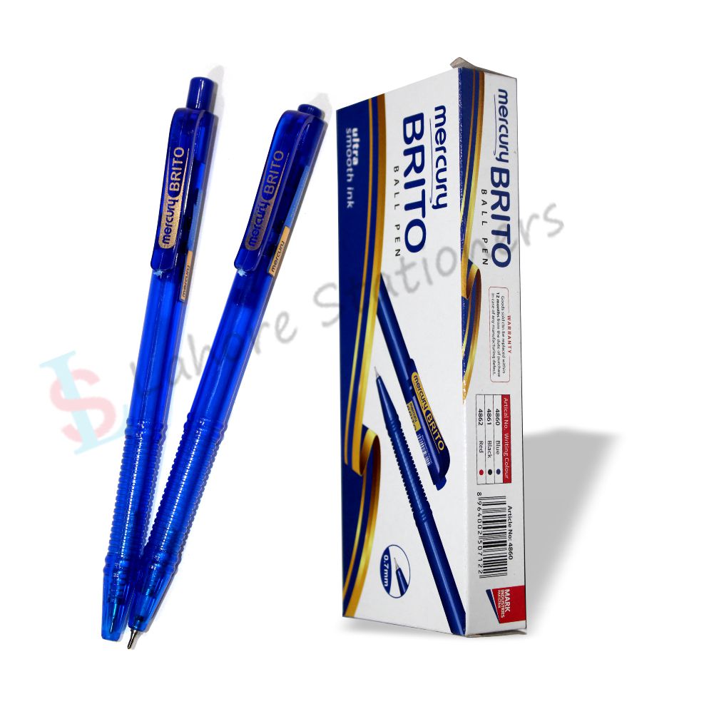 Mercury Brito Ball Pen Pack of 10 Pcs