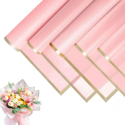 Flower Bouquet Wrapping Plastic Sheets – Pack of 20 | Transparent Floral Gift Wrap