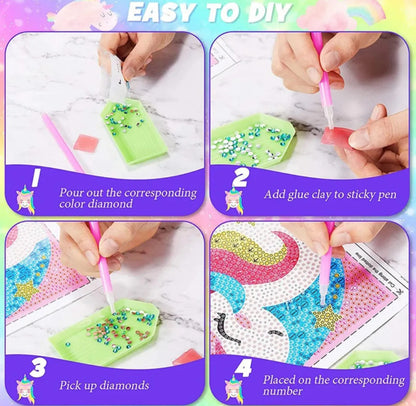 Diamond Painting Kit, Diamond Dot Painting , Gem Art, 5D DIY. (5X4”)