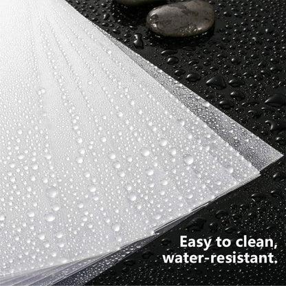 Documents Slider Bar Files Holder Transparent Plastic High Quality 10 Pcs A4 Size