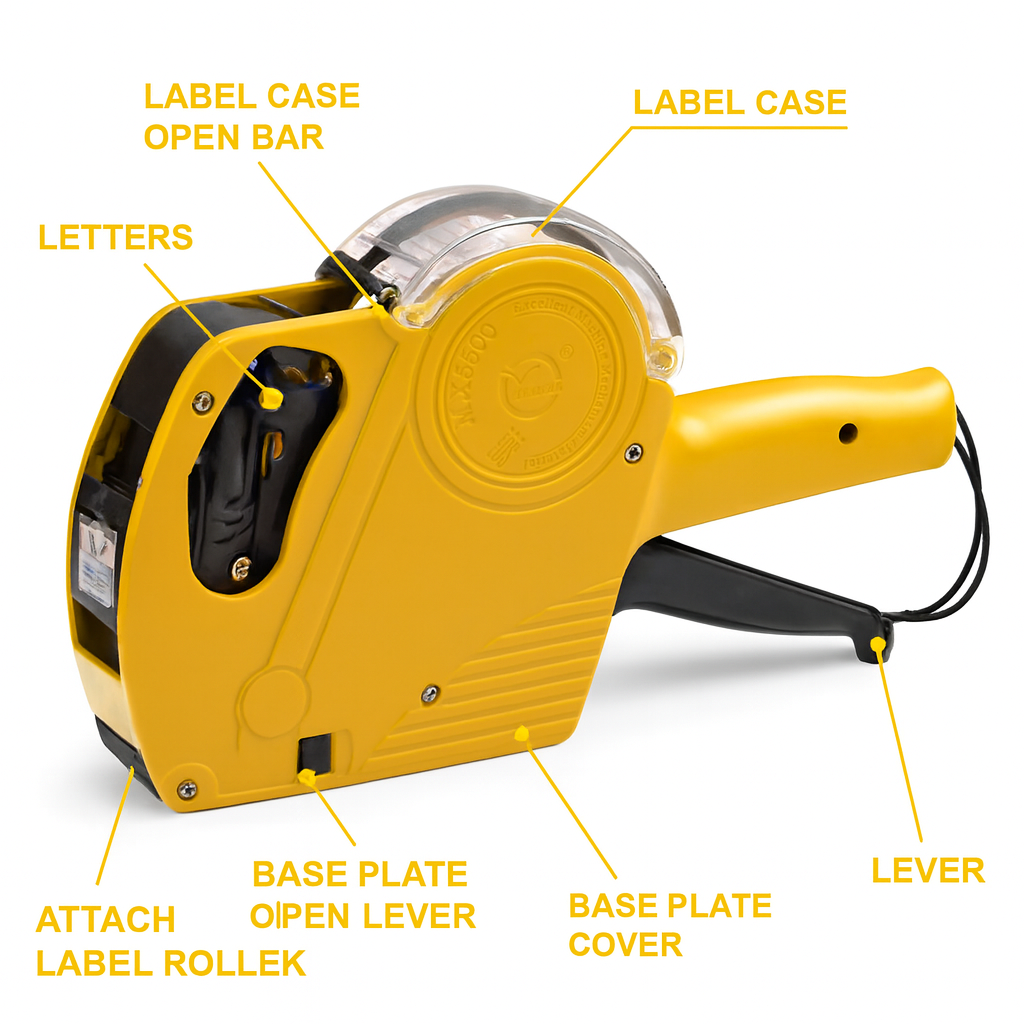MX5500 EOS Price Tag Labeler Machine 8 Digit Single Line Price Gun ...
