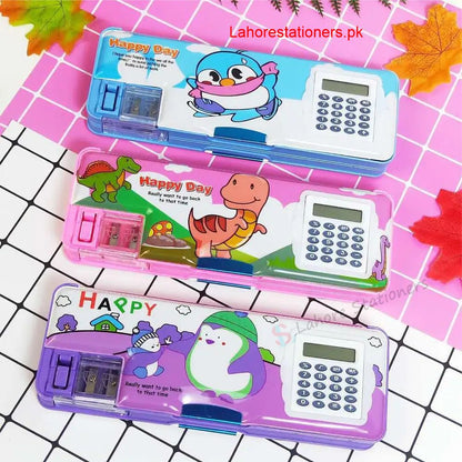 Geometry Box With Calculator & Dual Sharpener