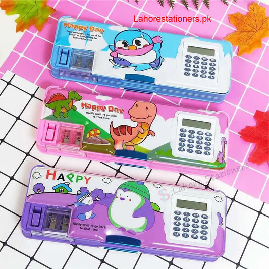 Geometry Box With Calculator & Dual Sharpener