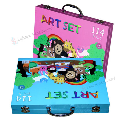 Colouring Kit 114 PCS Art Drawing Kit Set for Kids