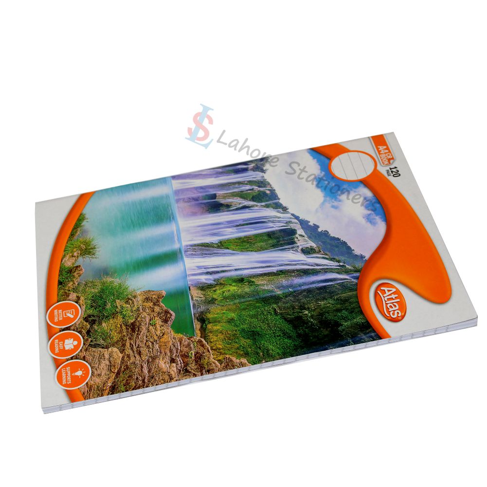 Atlas Register 120 Pages Narrow Line Imported Paper High Quality Register