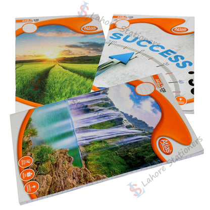 Atlas Register 120 Pages Narrow Line Imported Paper High Quality Register