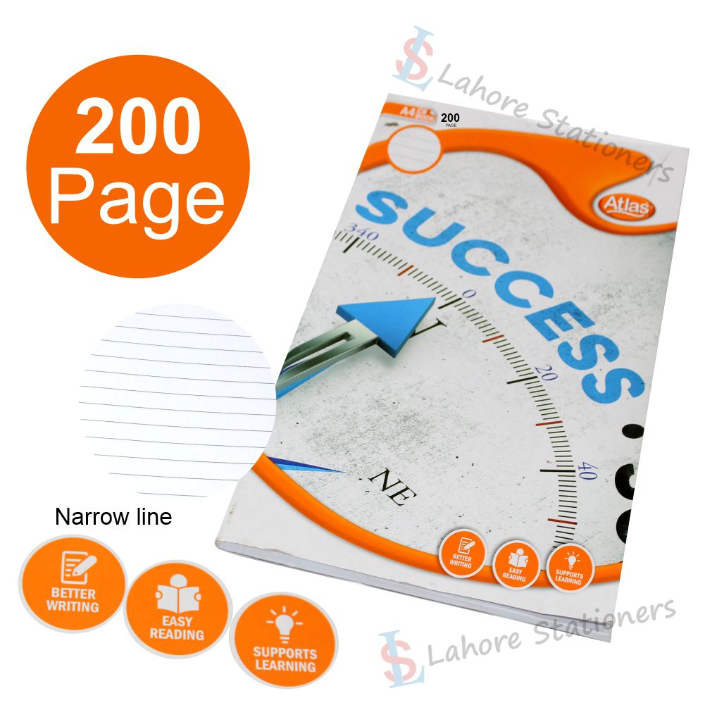 Atlas Register Urdu 200 Pages Imported Paper High Quality Register