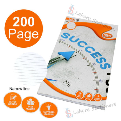 Atlas Register Urdu 200 Pages Imported Paper High Quality Register