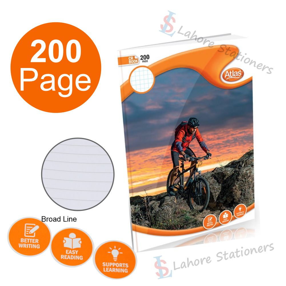 Atlas Register Urdu 200 Pages Imported Paper High Quality Register