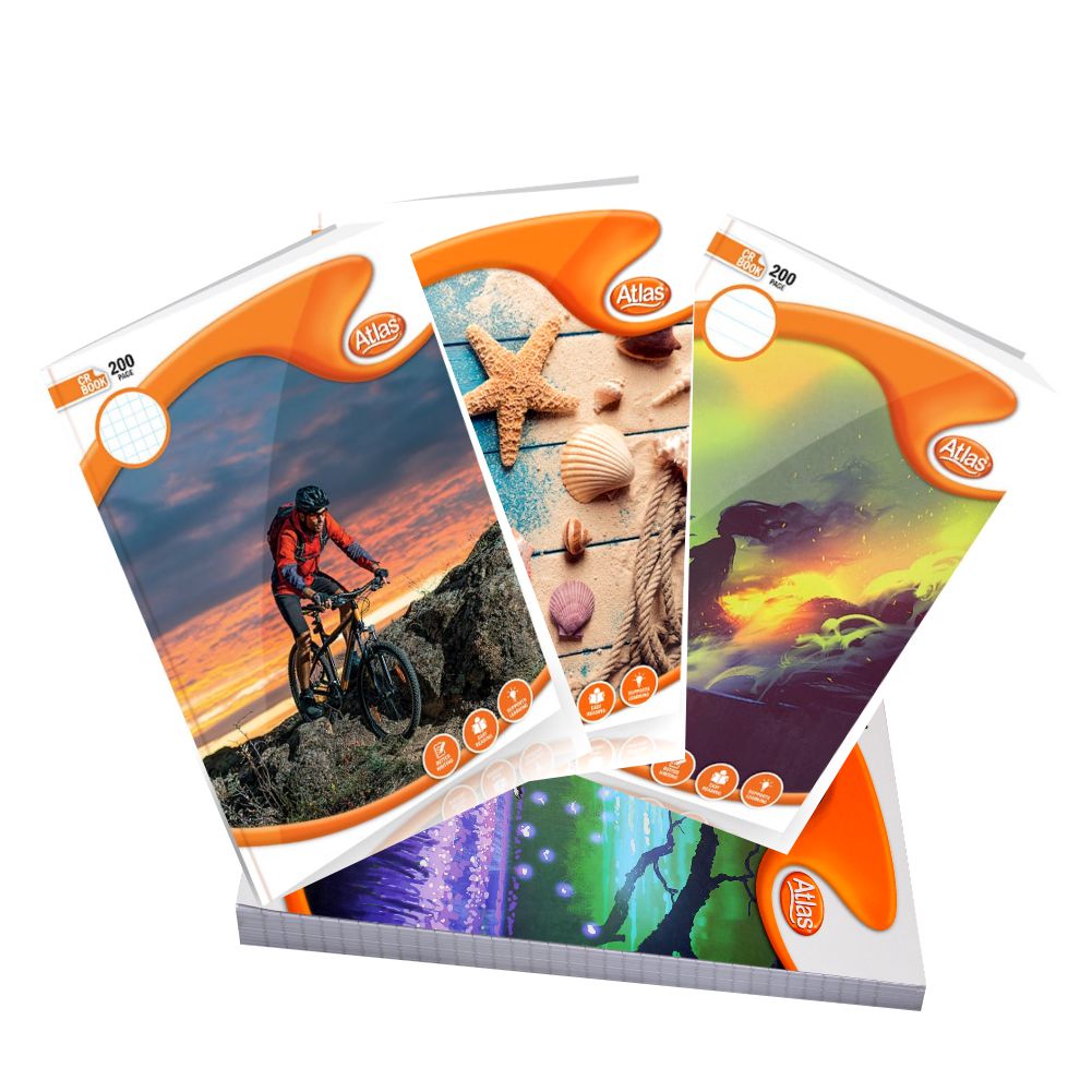 Atlas Register Urdu 200 Pages Imported Paper High Quality Register