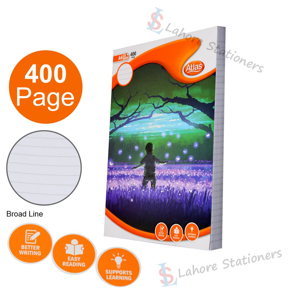Atlas Register Urdu 400 Pages Imported Paper High Quality Register