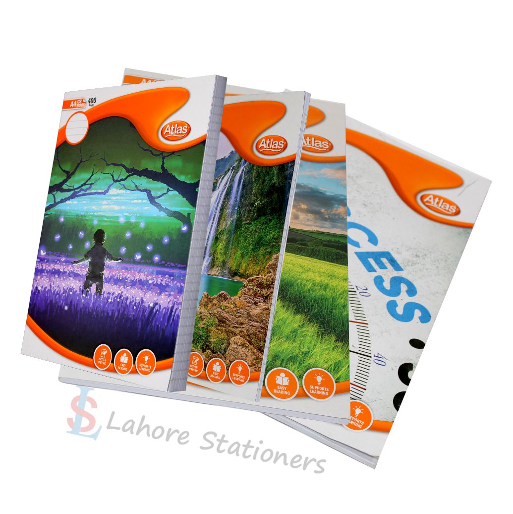 Atlas Register Urdu 400 Pages Imported Paper High Quality Register