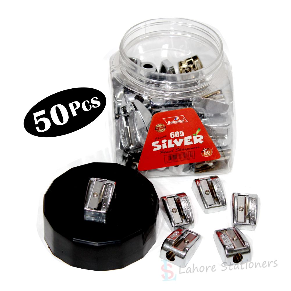 Bahadur Silver Sharpener Stainless Steel - 50Pcs Sharpener
