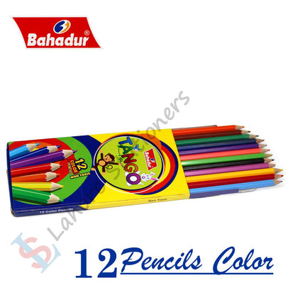 Bahadur Tango 12 Colour Pencils full size