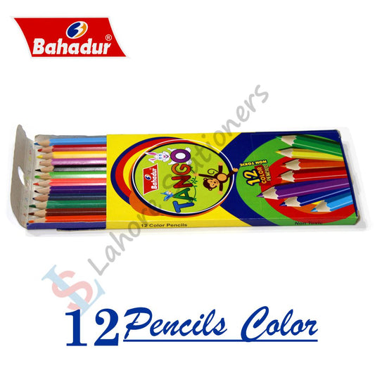 Bahadur Tango 12 Colour Pencils full size