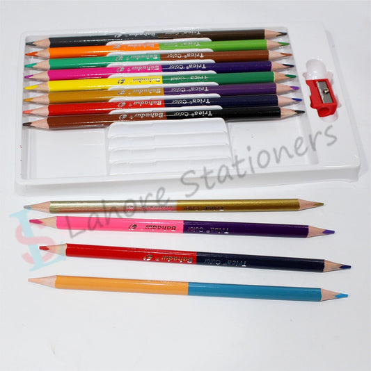 Bahadur Dual 24 Color Pencils