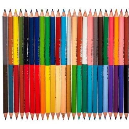 Bahadur Dual 24 Color Pencils