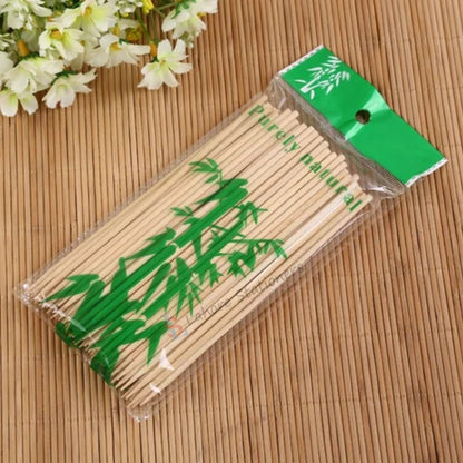 Wooden Bamboo Sticks for BBQ, Kabab Making, Craft & Decorative Work