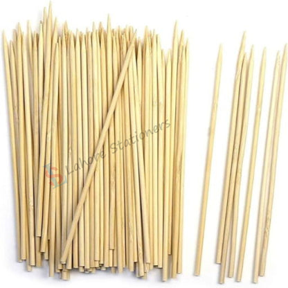 Wooden Bamboo Sticks for BBQ, Kabab Making, Craft & Decorative Work
