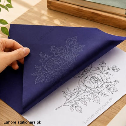 Blue Carbon Paper for Tracing 80 Sheets Pack