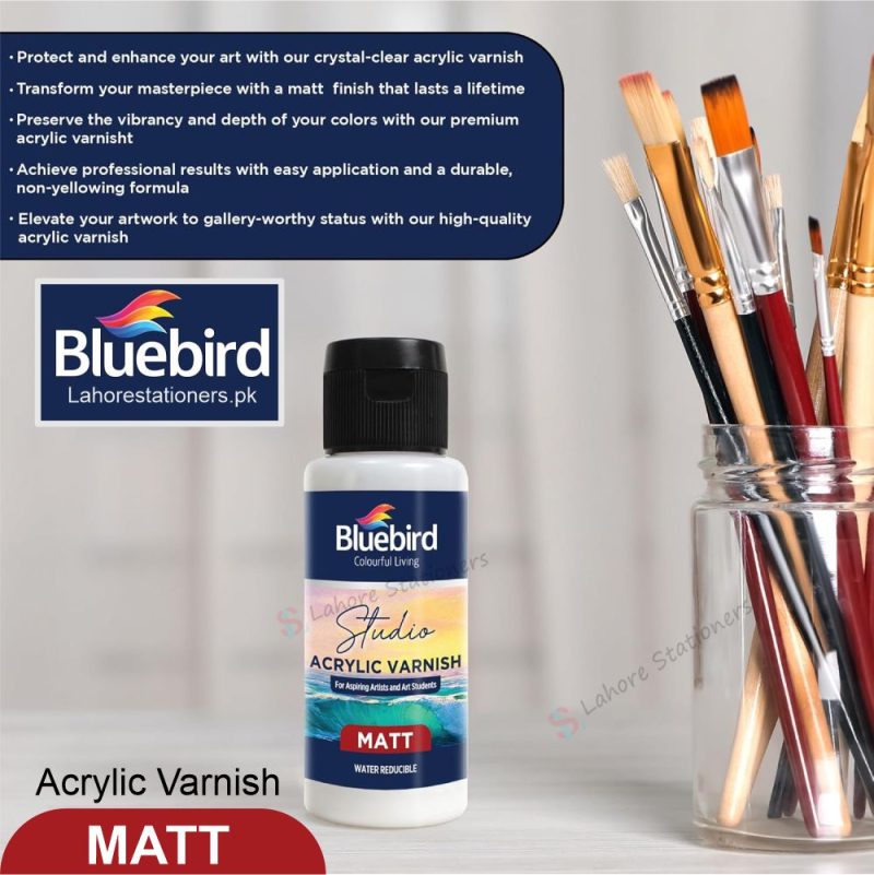 Bluebird Acrylic Matt Varnish 100ML